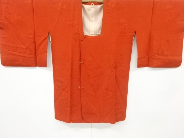 リサイクル　花模様織り出し道行コート